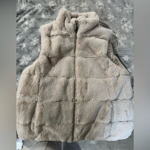 Plush Faux Fur Vest